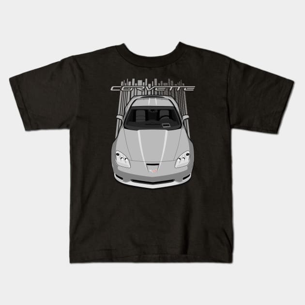 Corvette C6 Z06 - Silver Kids T-Shirt by V8social